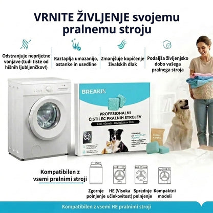 Profesionalni čistilec pralnega stroja – aktivni encimi`