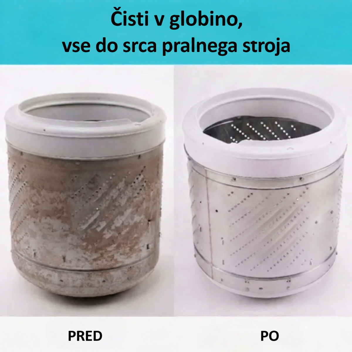 Profesionalni čistilec pralnega stroja – aktivni encimi`